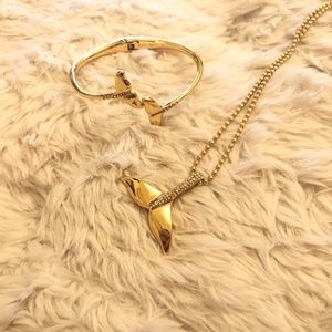 Kate Spade Whale Jewelry Set w/Bracelet + Necklace